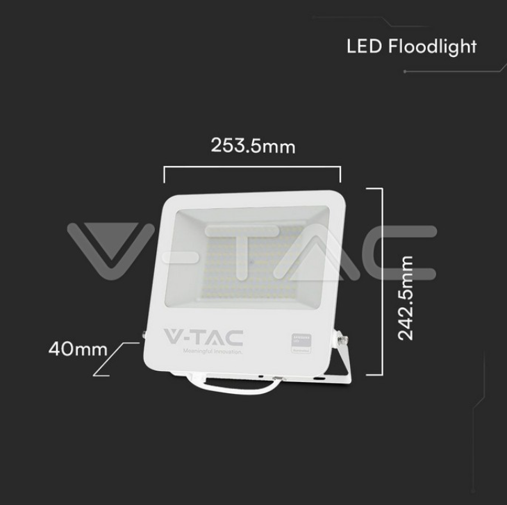 v-tac Proiettore Led Stradale 50w Bianco Freddo Samsung