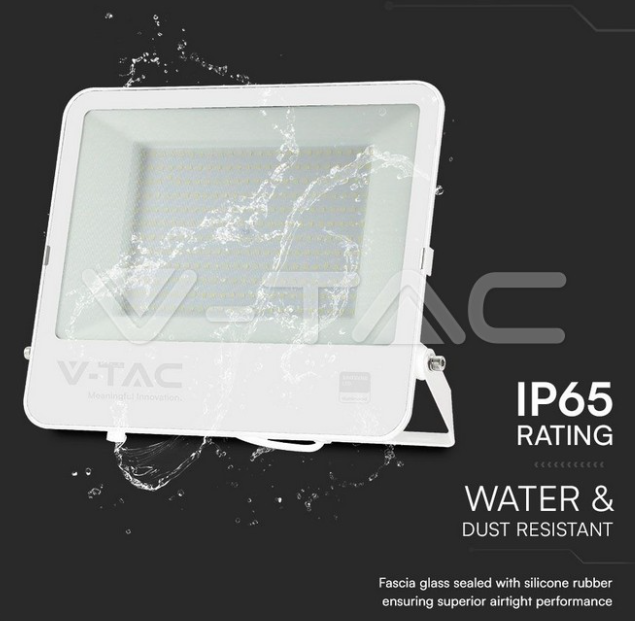 V-tac projecteur led Samsung chip 200W 6400K blanc VT-44204 - 23603  