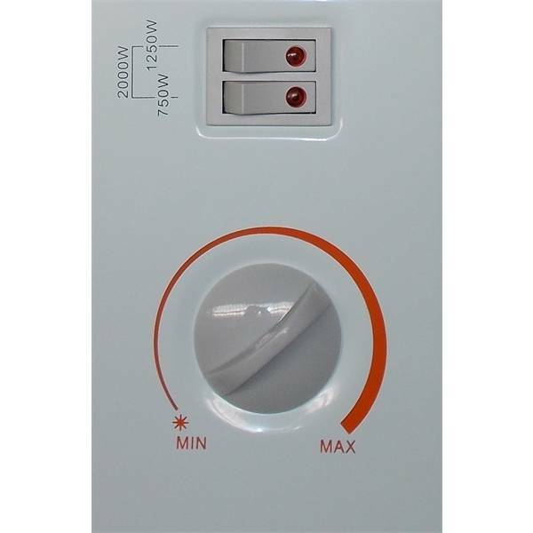 WESTIM TERMOCONVETTORE DA PAVIMENTO 2000W 3 LIVELLI DI POTENZA ZCV2000M
