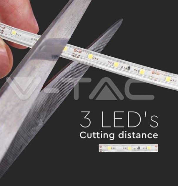 Led-Streifen V-tac 212035 VT-3528-12V IP65 blaues Licht-5 Meter