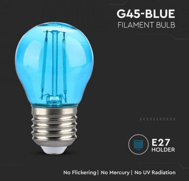 LED-Lampe G45 V-tac 2W E27 blau VT-2132-B-N -7412 - 217412