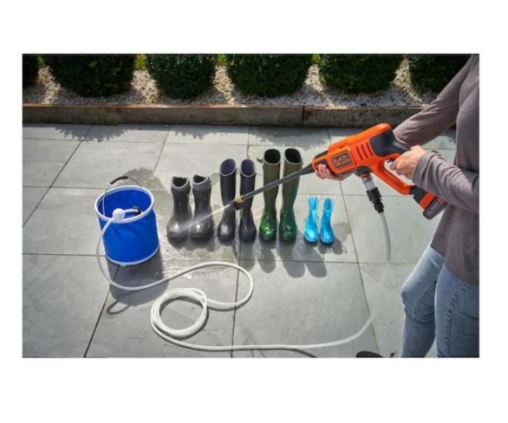 Black & Decker 18V nettoyeur haute pression avec batterie 2Ah et chargeur - BCPC18D1-QW Black & Decker 18V nettoyeur haute pression avec batterie 2Ah et chargeur - BCPC18D1-QW