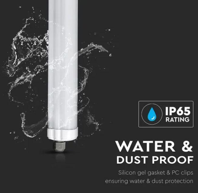 V-tac LED-Deckenleuchte 36W 6400K 120cm IP65 VT-1249-N - 6284- 216284