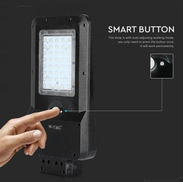 V-tac Solar LED-Armatur 15W 4000K 10800 mAh Batterie VT-ST15 - 8549