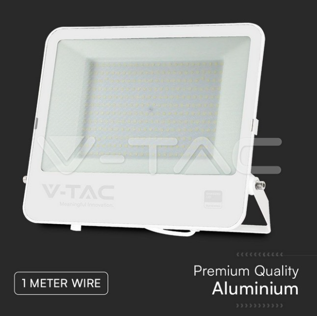 V-tac projecteur led Samsung chip 200W 6400K blanc VT-44204 - 23603  