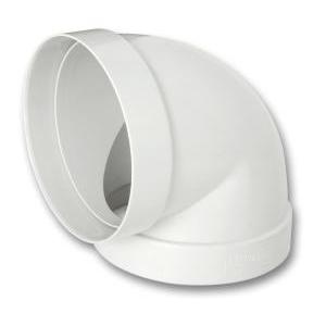 Curva di 90 gradi  bianco - ccr100b