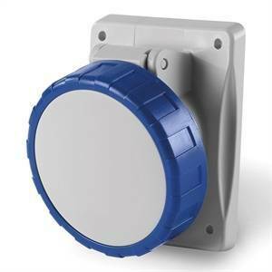 Presa incasso 2p+t 32a 6h ip67 serie optima colore blu 418.3263
