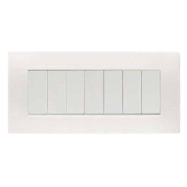 simon urmet simon urmet flexa nea placca 7 posti colore bianco  11807.bn - foto 1