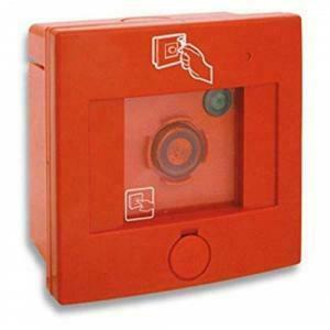 L'orologico quadretto a rottura vetro per comando di emergenza ip66 38454 or38454