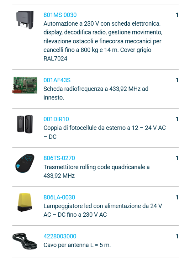 scheda radiofrequenza came 433 92 mhz ad innesto per automazione cancello
