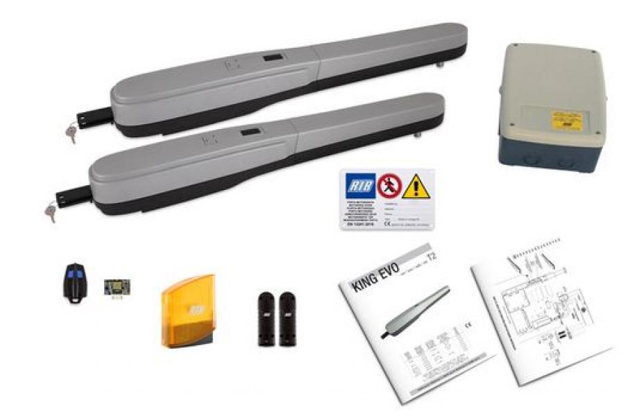 rib rib kit automazione king evo per cancelli a battente fino a 400kg ad14050b - foto 1