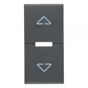 Eikon tasto 1 modulo simbolo frecce colore grigio r20531.21