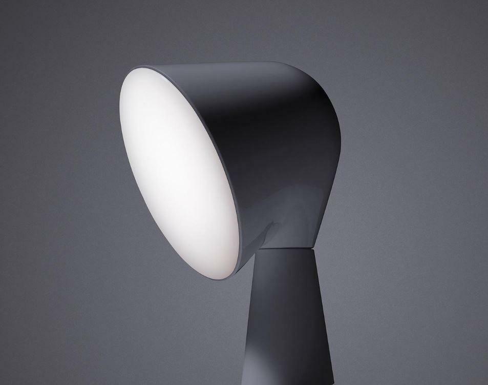 foscarini foscarini binic lampada da tavolo attacco piccolo e14 colore antracite 200001.27 - foto 1