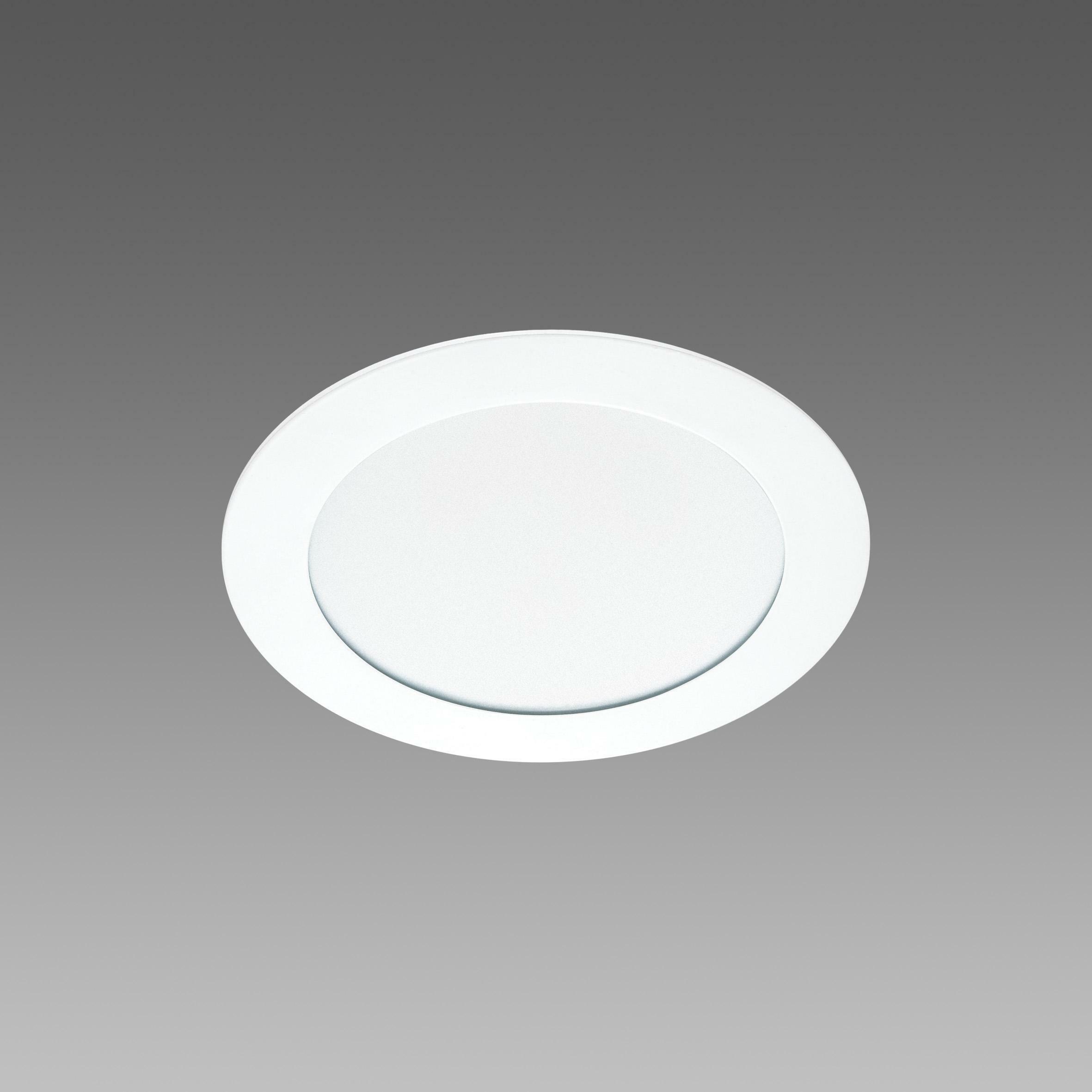 fosnova fosnova slim lex 1.0 faretto led tondo da incasso e da plafone 12w luce naturale 4000k colore bianco 2215951200 - foto 1
