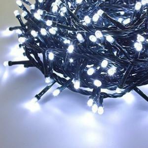 Giocoplast 360 minilucciole led superluminose bianche fredde con cavo scuro 14,4mt 139 19006 13919006