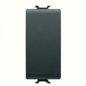 Chorus interruttore unipolare 16ax 1 modulo colore nero gw12001