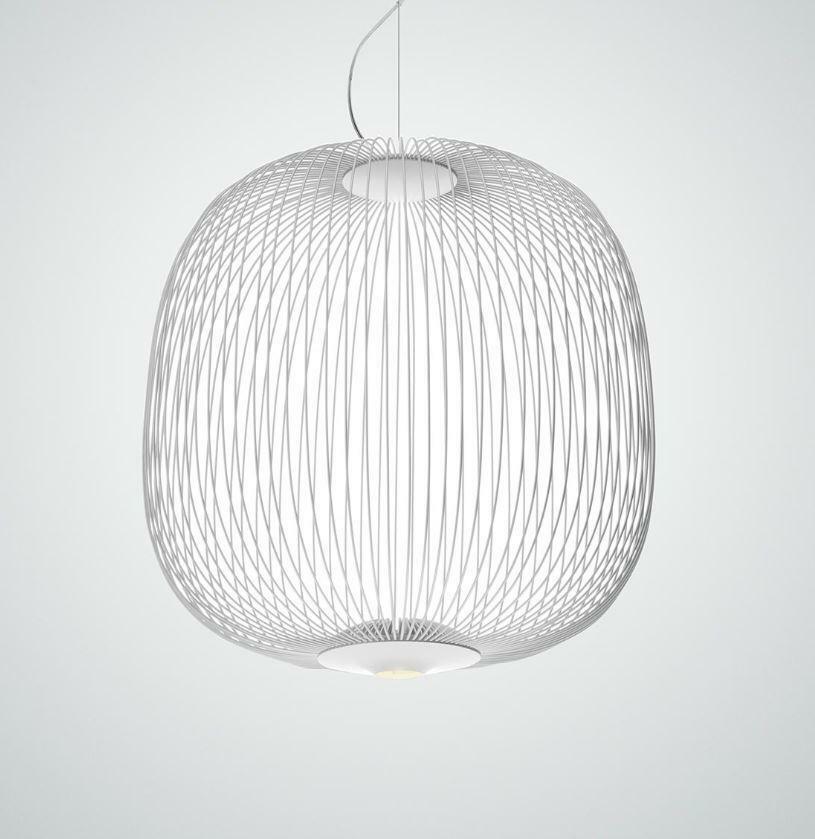foscarini foscarini spokes 2 sospensione led 30w luce calda 2700k colore bianco fn2640072r1_10 - foto 1