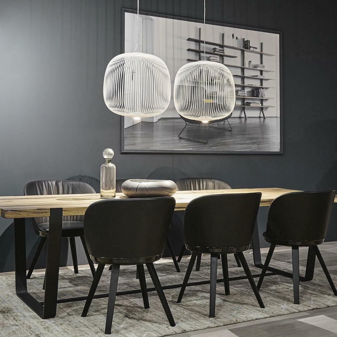 foscarini foscarini spokes 2 sospensione led 30w luce calda 2700k colore bianco fn2640072r1_10 - foto 3