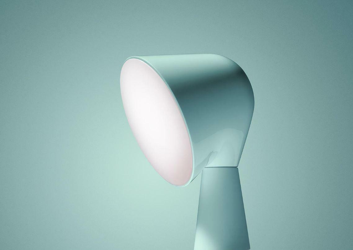 foscarini foscarini binic lampada da tavolo e14 in abs masterizzato e policarbonato colore  verde acqua fn200001_42 - foto 1