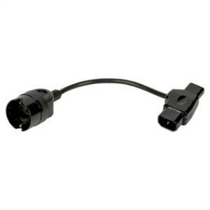 Adattatore doppio spina per computer nero 82879