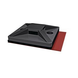 Hellermann tyton 100 basette adesive 19x19 nero 151-02244
