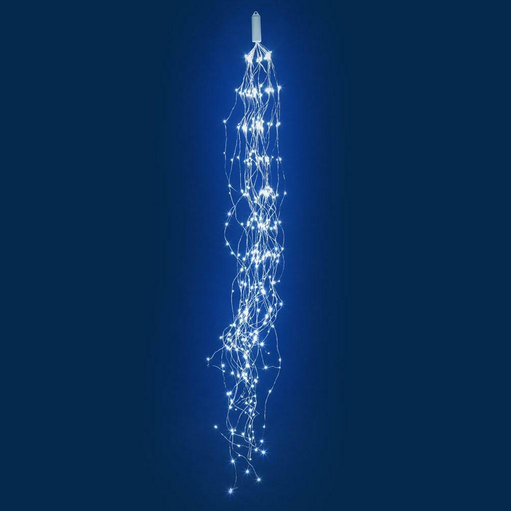 giocoplast natale giocoplast 450 led bianco freddo a cascata su fili di rame modellabili 145 17012 14517012 - foto 1