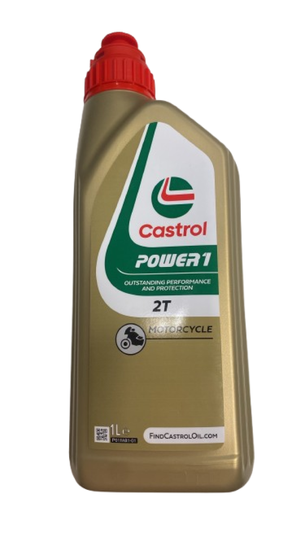 castrol castrol 1lt lubrificante power 1 per motori a 2 tempi 46994 - foto 1
