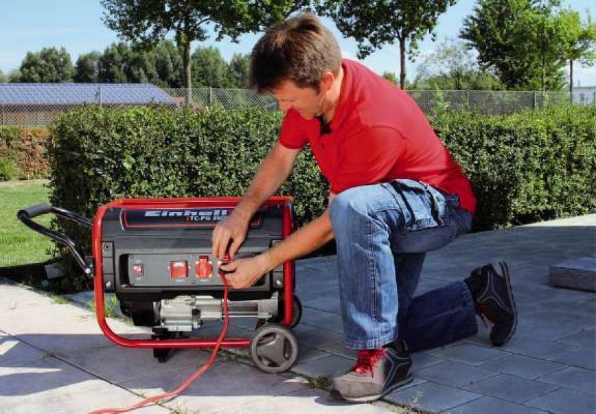 einhell einhell italia generatore di corrente da 3500w 11.3a 230v 4.1kw tc-pg 4152550 4152551 - foto 2