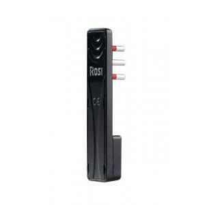 Materiale elettrico emilia extra flat spina ultra piatta 10a 250v 2p&#43;t colore nero  rs98117
