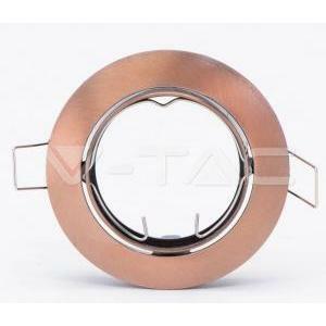 Portafaretto spot gu10 tondo bronzo  8580