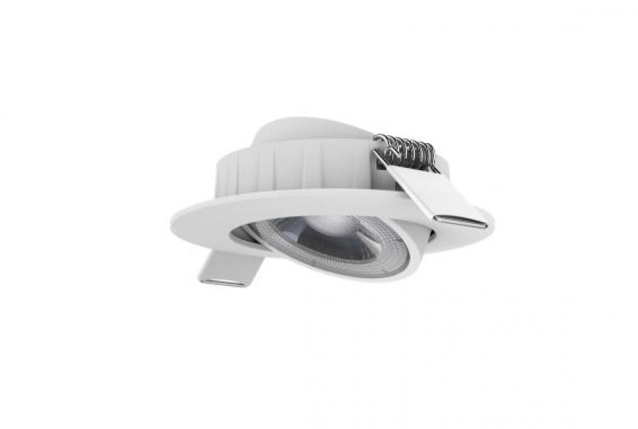 century century futura led  faretto da incasso per interno 6w luce naturale 4000k colore grigio  ft-066840 - foto 2