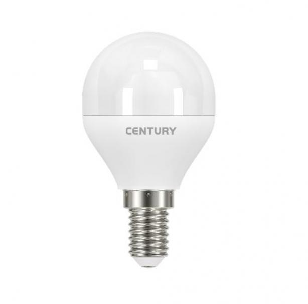 century century harmony 95 lampadina led a sfera 6w attacco piccolo e14 luce calda 2700k colore bianca hrh1g-061427 - foto 1