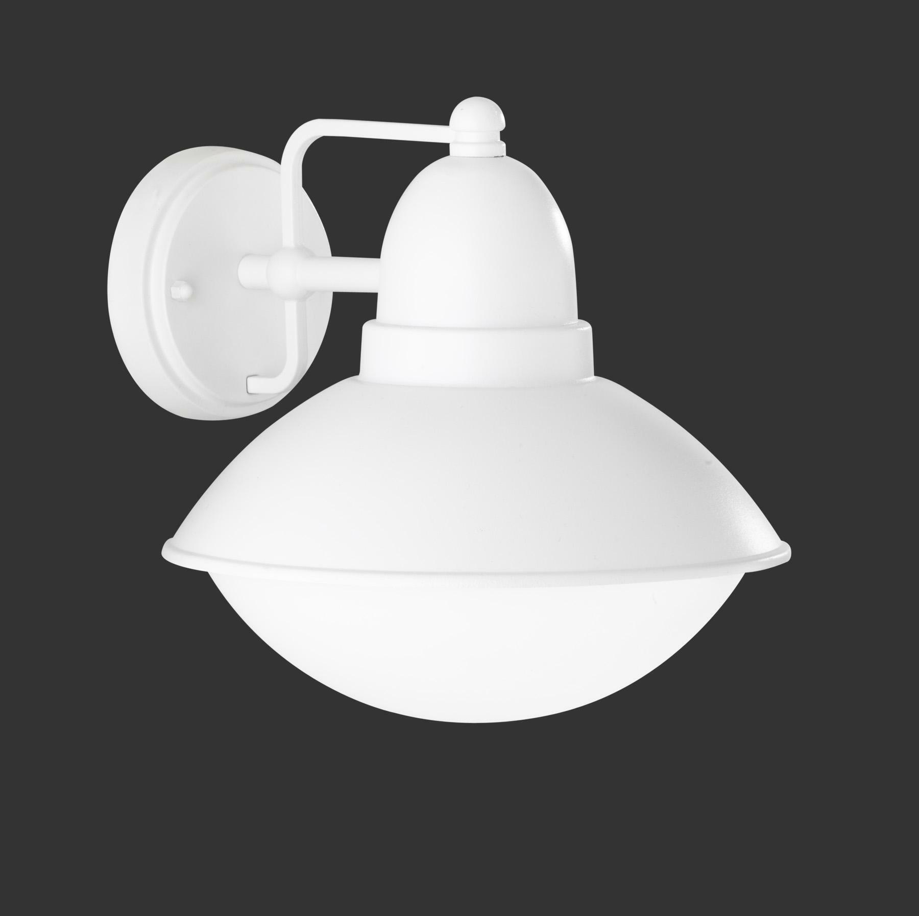 trio lighting amur applique da esterno fusione di alluminio bianco opaco l.22cm x h. 22,5cm 227460131 - foto 1