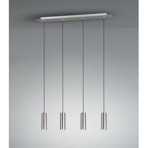 Marley sospensione rettangolare 4 cilindri metallo acciaio l. 75cm 312400407