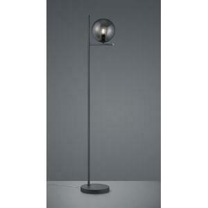Pure piantana metallo colore antracite con sfera fume' h. 150cm 402000142
