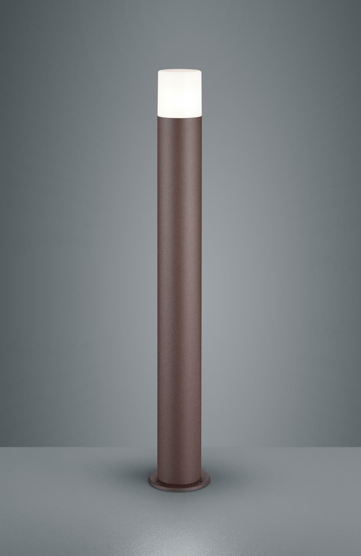 trio lighting hoosic palo alto da esterno fusione di alluminio colore ruggine h. 80cm 422260124 - foto 1