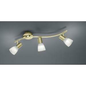 Levisto barra led 3 spots orient. ottone+vt.alab. l.55 871010308