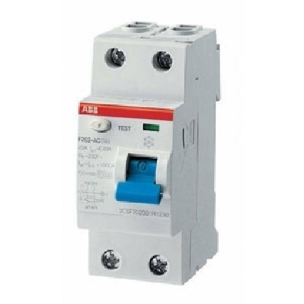 abb abb interruttore differenziale puro f202ac 25a 30ma f427800 - foto 1