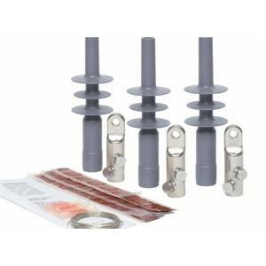 Terminale tripolare per interni tipo qtii liscio per cavi ad isolante solido 35/185 tb31-qt20/185
