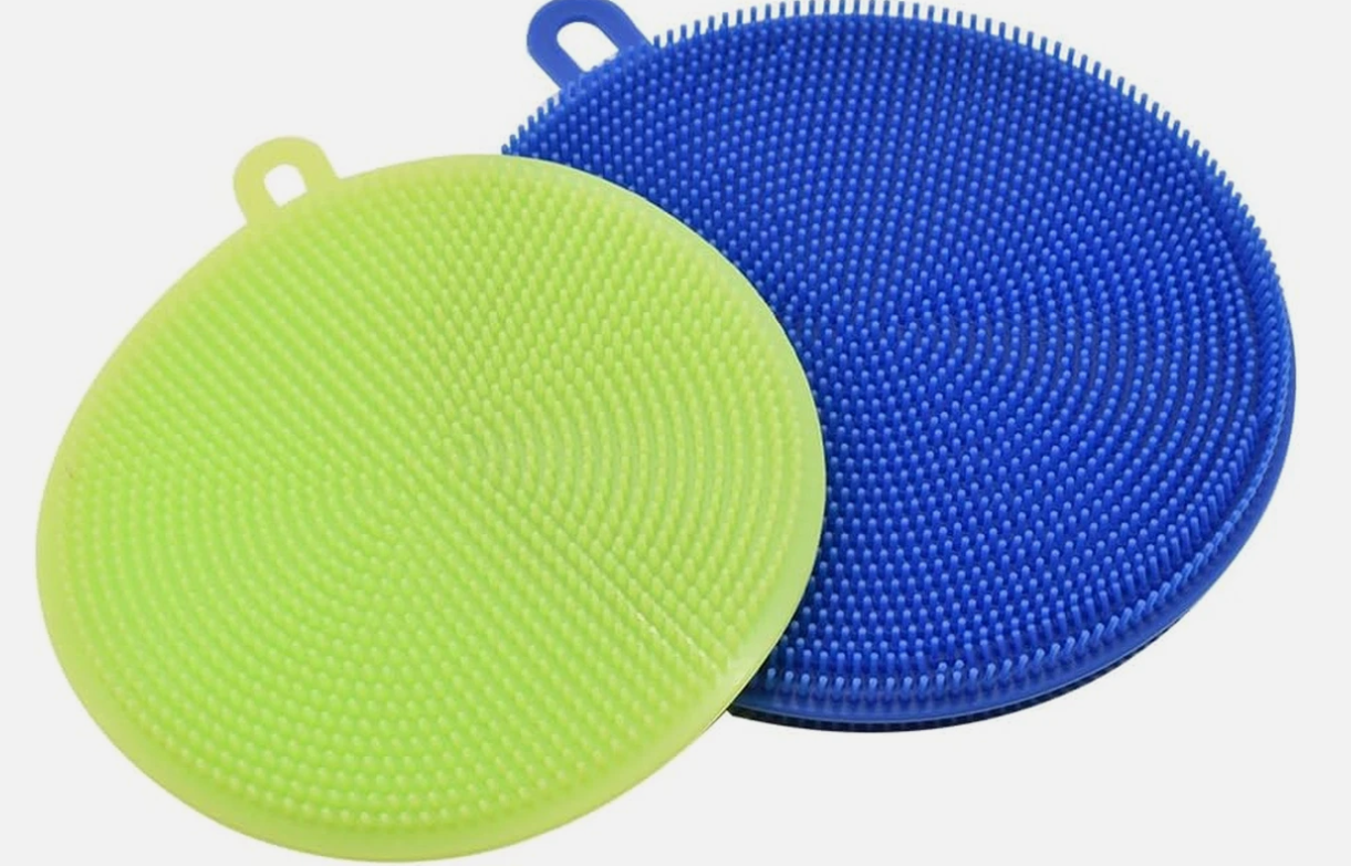 spugna in silicone riutilizzabile per pulizia cucina e casa