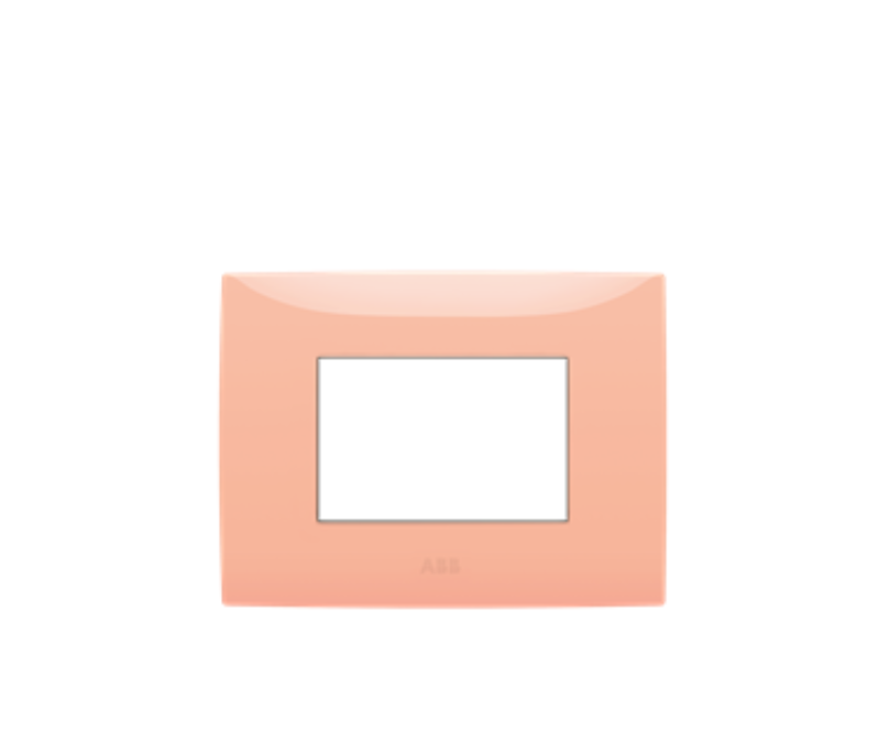 Placca ABB Chiara 3 moduli arancione - 2CSK0312CH 01