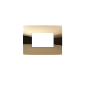 Placca  chiara 3 moduli oro - 2csk0353ch