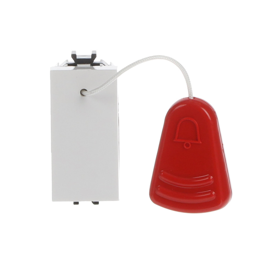 Pulsante a tirante ABB Chiara 1 modulo 1P 16A bianco - 2CSK1020CH 01
