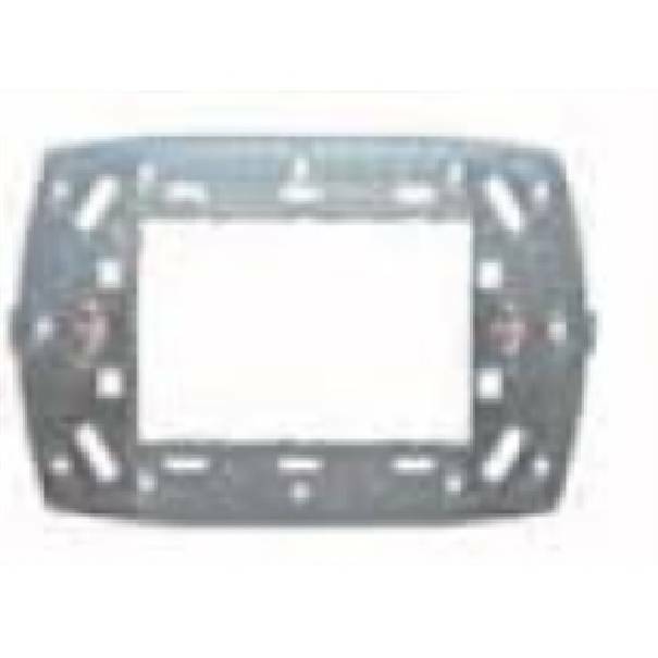 Supporto per scatole da incasso ABB Chiara 2 moduli 93.5x79x2mm trasparente - 2CSK1602CH 01