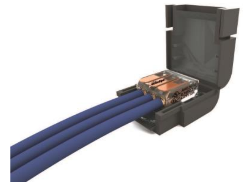 dispositivi di connessione in gel con connettori a leve