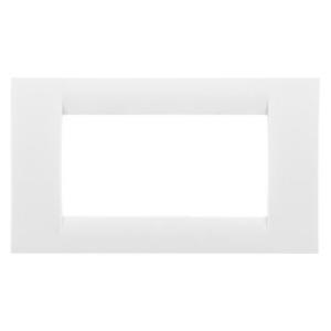 Placca  4 posti bianco nuvola - gw22104