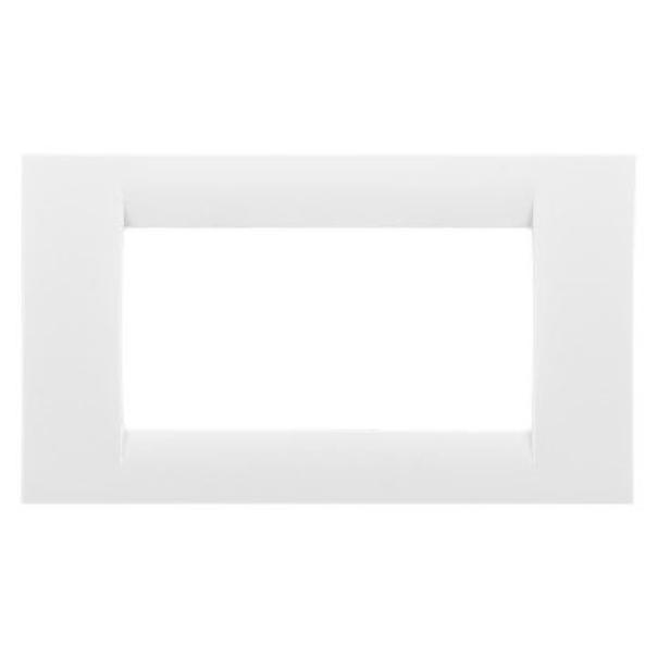 PLACCA GEWISS 4 POSTI BIANCO NUVOLA - GW22104