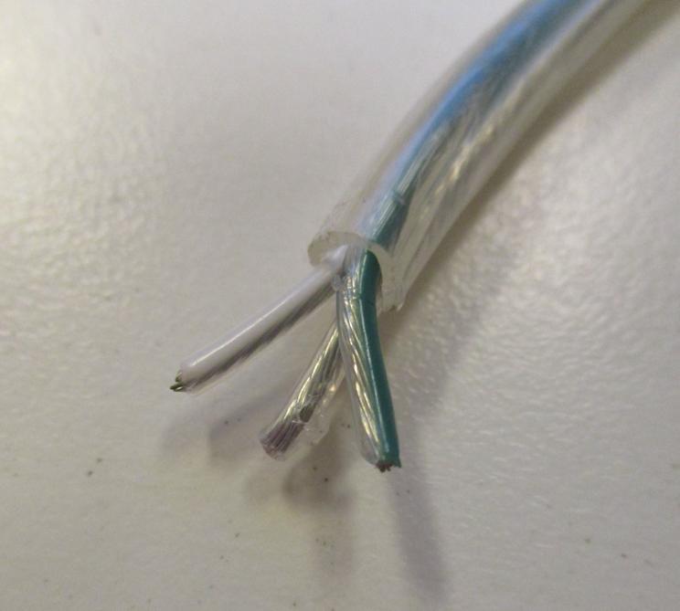 Cavo Electraline FEP/PVC 3gx0,75 trasparente - 11310 02