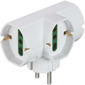 Adattatore verticale s31+3 universale bianco ri.00316.b