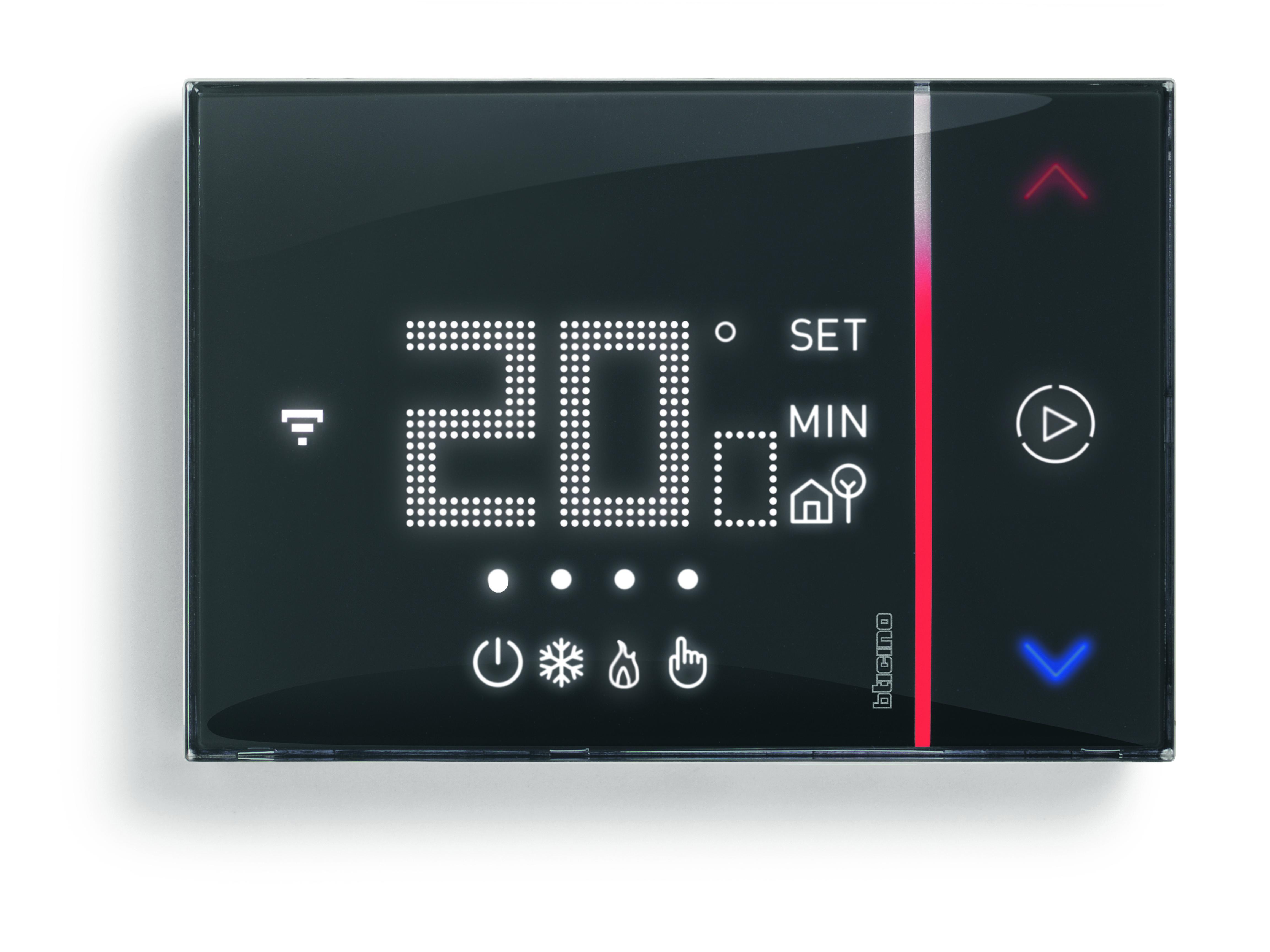 bticino bticino termostato connesso da incasso smarther 2 nero xg8002 - foto 1